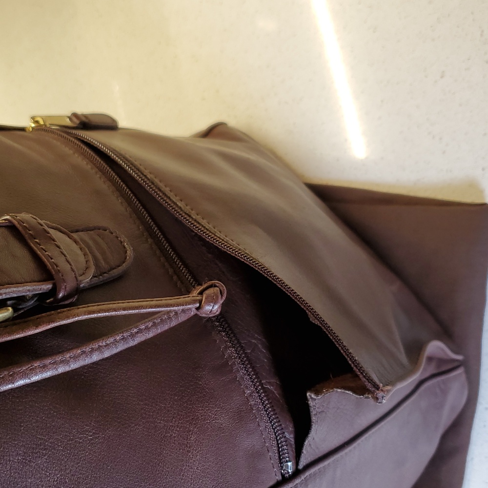 USA 🇺🇲 Vintage COACH #0529 Mahogany Leather Backpack - Picture 8 of 12